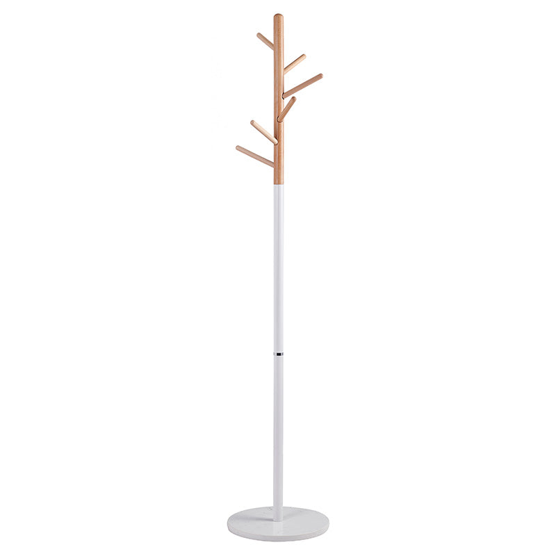 Cuier Marianna metal, Alb - Negru, D37x169 cm - Cuier Marianna metal, Alb - Negru, D37x169 cm