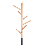 Cuier Marianna metal, Alb - Negru, D37x169 cm - Negru