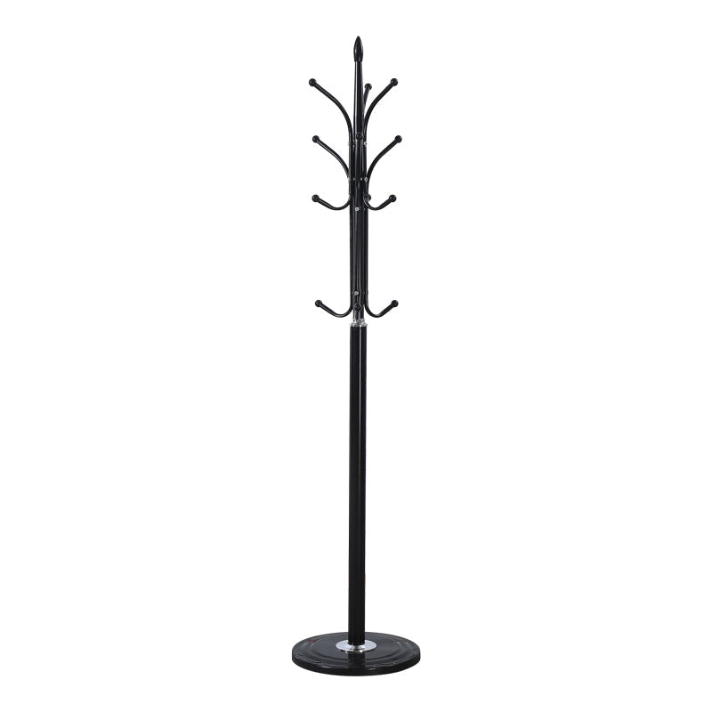 Cuier de haine Keleste, Metal, Alb - Negru, 37x175 cm - Cuier de haine Keleste, Metal, Alb - Negru, 37x175 cm
