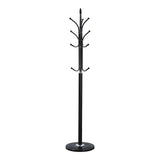 Cuier de haine Keleste, Metal, Alb - Negru, 37x175 cm - Cuier de haine Keleste, Metal, Alb - Negru, 37x175 cm