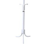 Cuier metalic Mendora, Alb - Negru, 40x40x180 cm - Alb