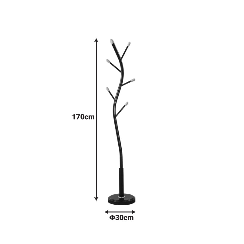 Cuier Portu, Metal, D30x170 cm - Negru