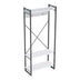 Cuier mobilier intrare Baker, nuc-negru, 90x34x180 cm