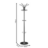 Cuier Nicolo metal, 37x175 cm - Nuc