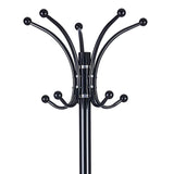 Cuier Nicolo metal, 37x175 cm - Negru