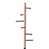 Cuier pentru haine Serea, Metal, 30x175 cm - Negru