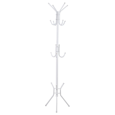 Cuier Piero metal, Alb - Negru, D44x181 cm