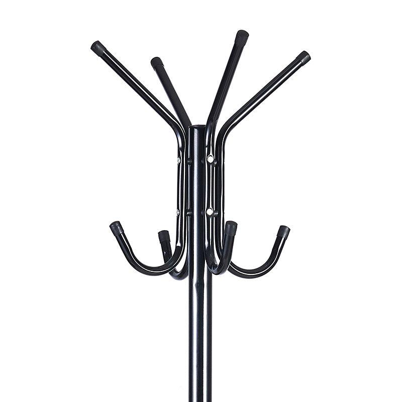 Cuier Piero metal, Alb - Negru, D44x181 cm - Negru