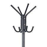 Cuier Piero metal, Alb - Negru, D44x181 cm - Negru