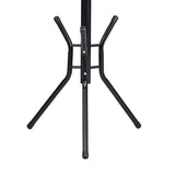 Cuier Piero metal, Alb - Negru, D44x181 cm - Negru