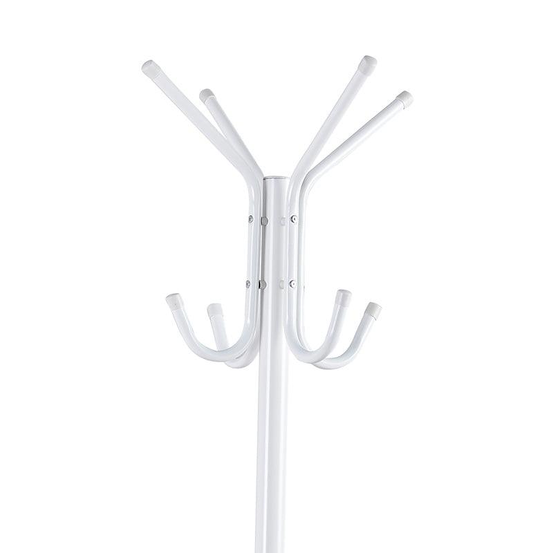 Cuier Piero metal, Alb - Negru, D44x181 cm - Alb