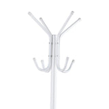Cuier Piero metal, Alb - Negru, D44x181 cm - Alb