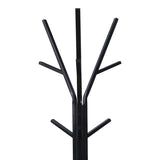 Cuier metalic Denner, Metal, Alb - Negru, 48x48x180 cm - Negru
