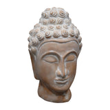 Decoratiune de masa buddha Rolia, teracota Gri, 16x16x28 cm