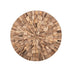 Decoratiune de perete din lemn Wargrene Boho, Natural, 60x60x6 cm