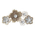 Decoratiune de perete din metal Vogene, Auriu, 90x47x7 cm