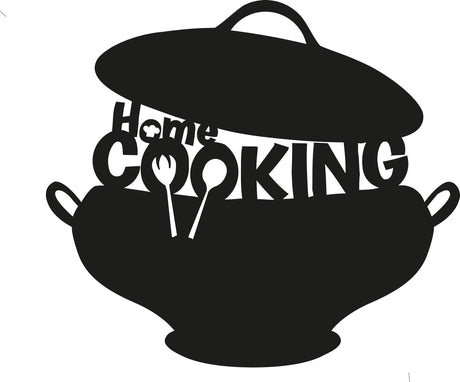 Decoratiune de perete Metal Cookıng-metalpot, Cupru, 40x45 cm