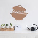 Decoratiune de perete Metal Cookıng-metalpot, Cupru, 40x45 cm - Cupru