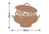 Decoratiune de perete Metal Cookıng-metalpot, Cupru, 40x45 cm - Cupru