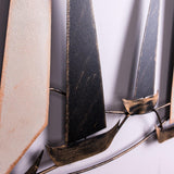 Decoratiune de perete Metal Enzo, Multicolor, 5x52x117 cm