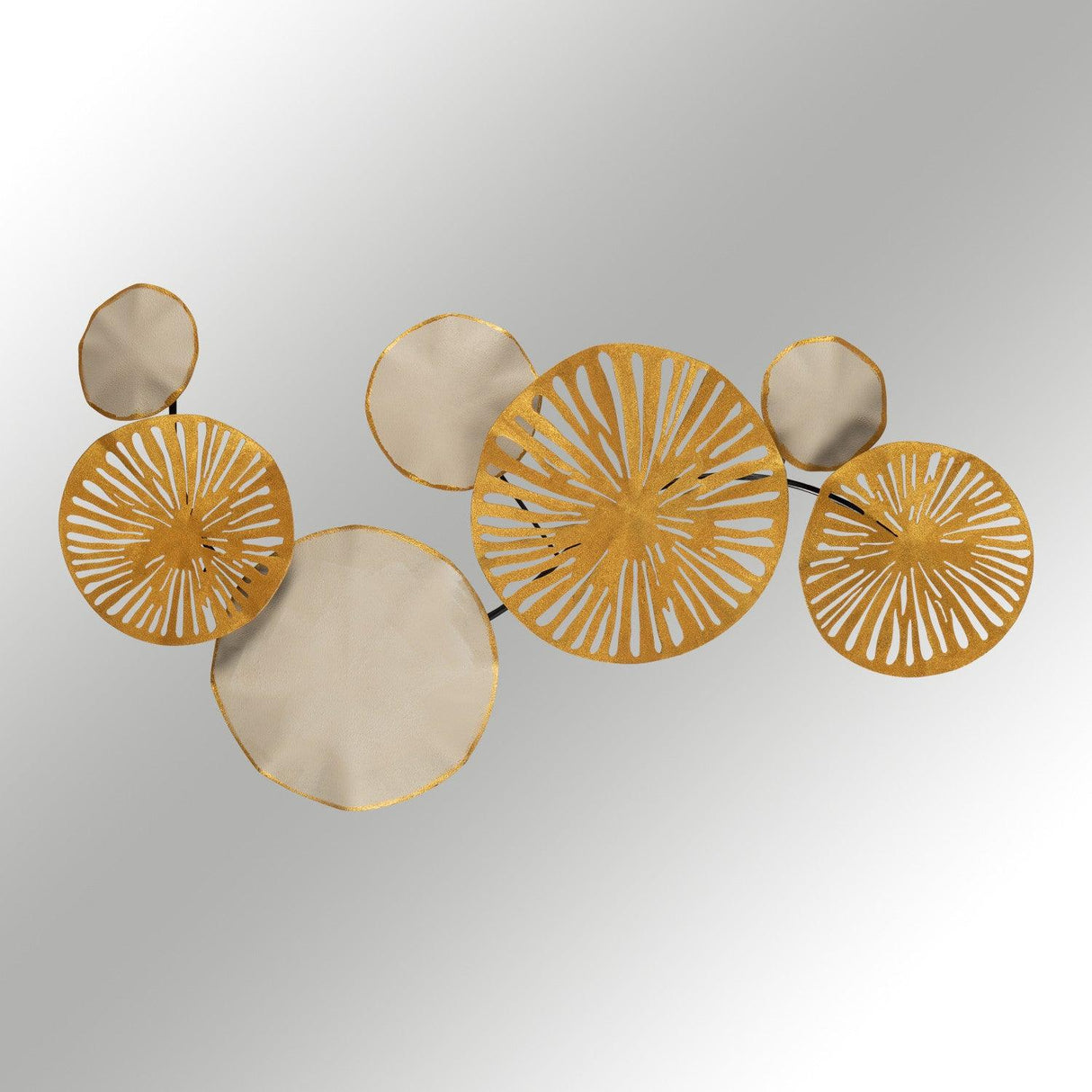 Decoratiune de perete Metal Gusto, Multicolor, 35x79 cm