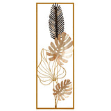 Decoratiune de perete Metal Nazo, Multicolor, 90x5x32 cm