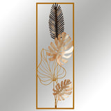 Decoratiune de perete Metal Nazo, Multicolor, 90x5x32 cm