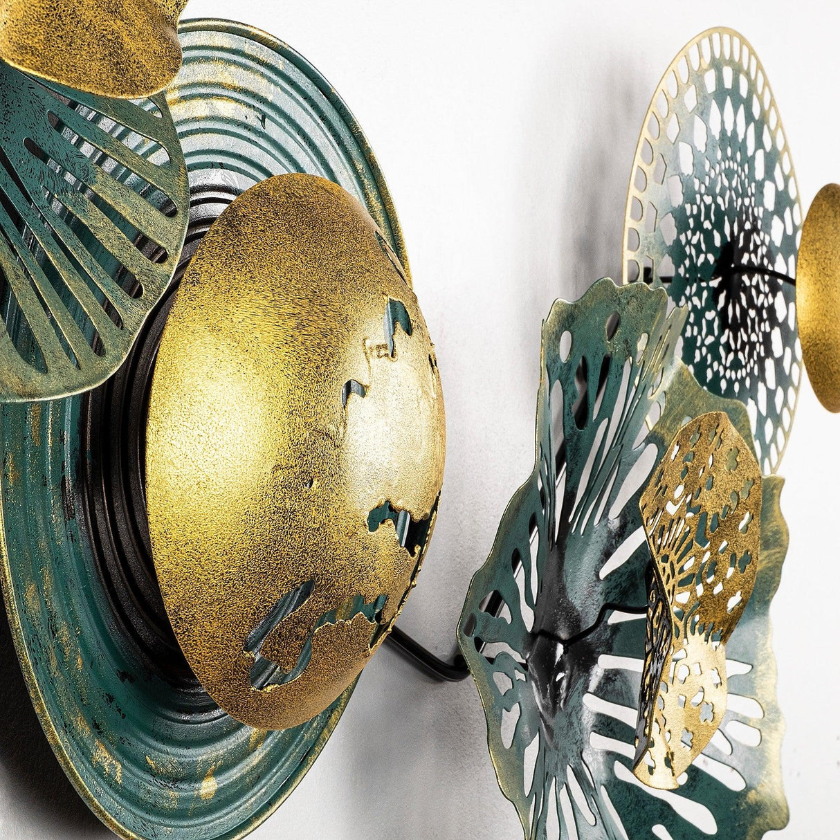 Decoratiune de perete Metal Sensuale, Multicolor, 50x100 cm