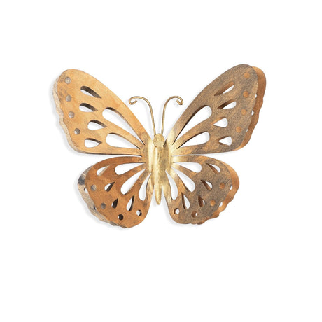 Decoratiune de perete Metal Tanelorn, Aur, 29x32 cm