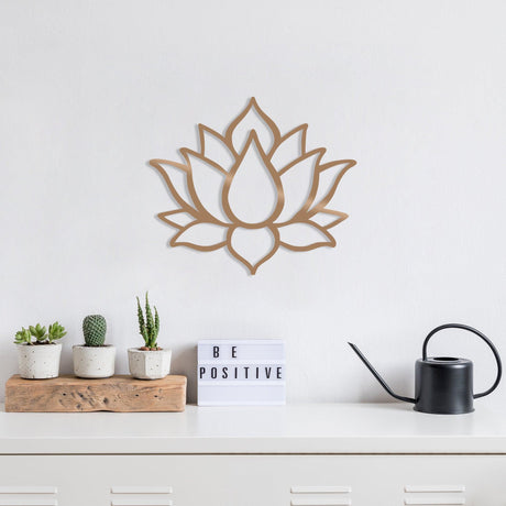 Decoratiune de perete Metal Tanelorn, Cupru, 43x50 cm