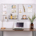 Decoratiune de perete Metal WR005, Negru, 60x3x60 cm