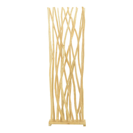 Decorațiune de podea Jati, Rustic, Lemn Teak, Natur, 60x20x190 cm