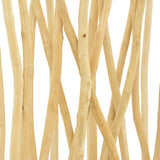 Decorațiune de podea Jati, Rustic, Lemn Teak, Natur, 60x20x190 cm