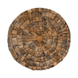 Decorațiune metal de perete Benez, Natural, 80x80x5 cm