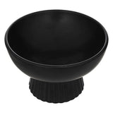 Decorațiune metal Decorative bowl Lorvion ceramic, negru, Ø22x14 cm