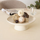 Decorațiune metal Decorative bowl Orezan ceramic, bej, Ø28x10 cm