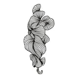Decorațiune metal Wall deco Bilem negru metal, 20x50 cm