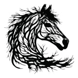 Decorațiune metal Wall deco Horsy negru metal, 60x60 cm