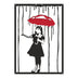 Decorațiune metal Wall deco Raino negru metal, 35x50 cm
