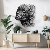 Decorațiune metal Wall deco Solfy negru metal, 80x80 cm