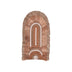 Decoratiune perete Earsy I, mat Natural, 48x26x8 cm