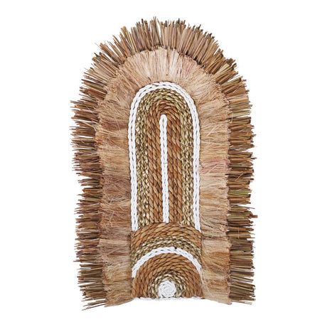 Decoratiune perete Earsy, mat Natural, 58x32x8 cm