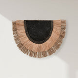 Decoratiune perete Pedrine abaca, Natural, 85x60x6 cm
