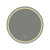 Deliza led oglindă, Natural, Ø60x3 cm