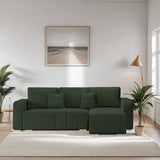Canapea extensibilă 3 locuri cu depozitare Armando, Colț, Diverse culori, 240x147x85 cm - Verde | SKU: Diego CU-2SBD/WHS011-WHS011-WHS011 | Canapea extensibilă 3 locuri cu depozitare Armando, Colț, 240x147x85 cm, varianta Verde, produs pentru amenajarea locuinței, disponibil online în România la CasaMob