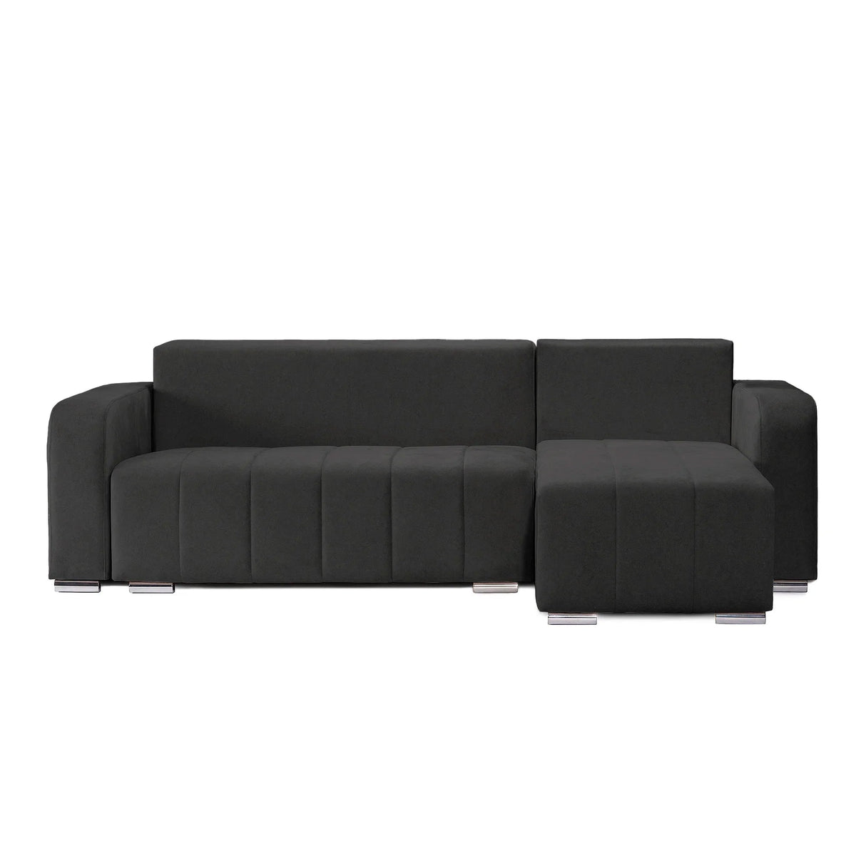 Canapea extensibilă 3 locuri cu depozitare Armando, Colț, Diverse culori, 240x147x85 cm - Gri închis | SKU: Diego CU-2SBD/WHS019-WHS019-WHS019 | Canapea extensibilă 3 locuri cu depozitare Armando, Colț, 240x147x85 cm, varianta Gri închis, produs pentru amenajarea locuinței, disponibil online în România la CasaMob
