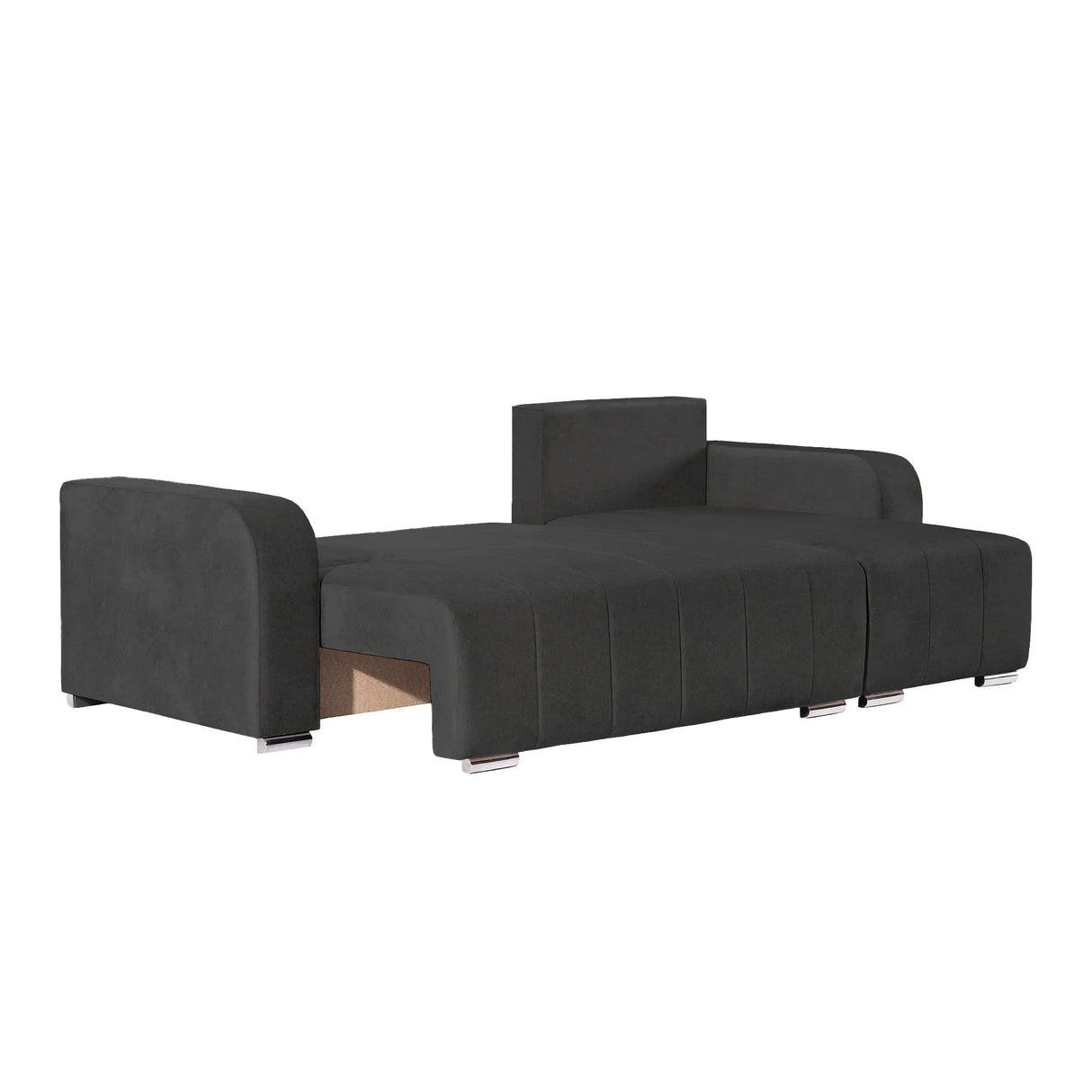 Canapea extensibilă 3 locuri cu depozitare Armando, Colț, Diverse culori, 240x147x85 cm - Gri închis | SKU: Diego CU-2SBD/WHS019-WHS019-WHS019 | Canapea extensibilă 3 locuri cu depozitare Armando, Colț, 240x147x85 cm, varianta Gri închis, produs pentru amenajarea locuinței, disponibil online în România la CasaMob
