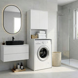 Dulap Baie ADR-482-BB-1 Home Collection® cu Loc Pentru Masina de Spalat, 3 Rafturi, 2 Usi, Alb, 65x182x60 cm