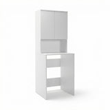 Dulap Baie ADR-482-BB-1 Home Collection® cu Loc Pentru Masina de Spalat, 3 Rafturi, 2 Usi, Alb, 65x182x60 cm