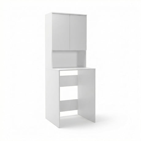 Dulap Baie ADR-482-BB-1 Home Collection® cu Loc Pentru Masina de Spalat, 3 Rafturi, 2 Usi, Alb, 65x182x60 cm